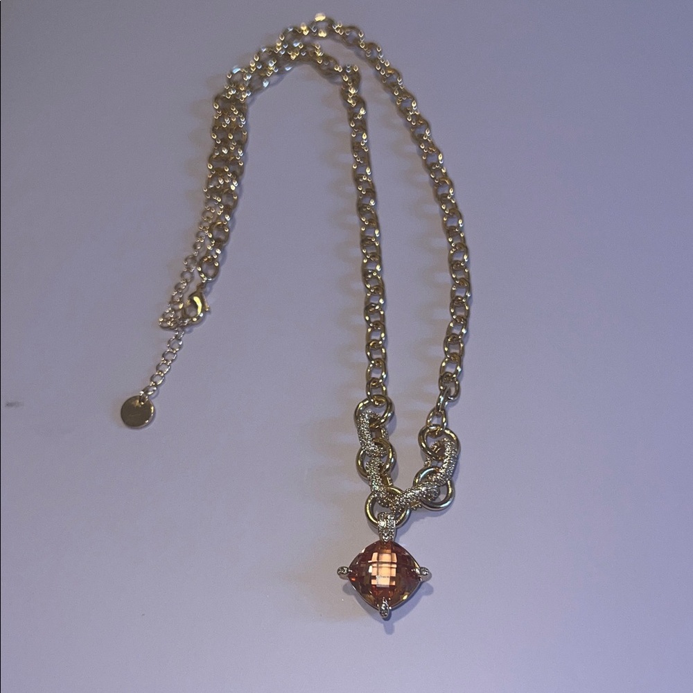 Elegant November birthday Gold Necklace